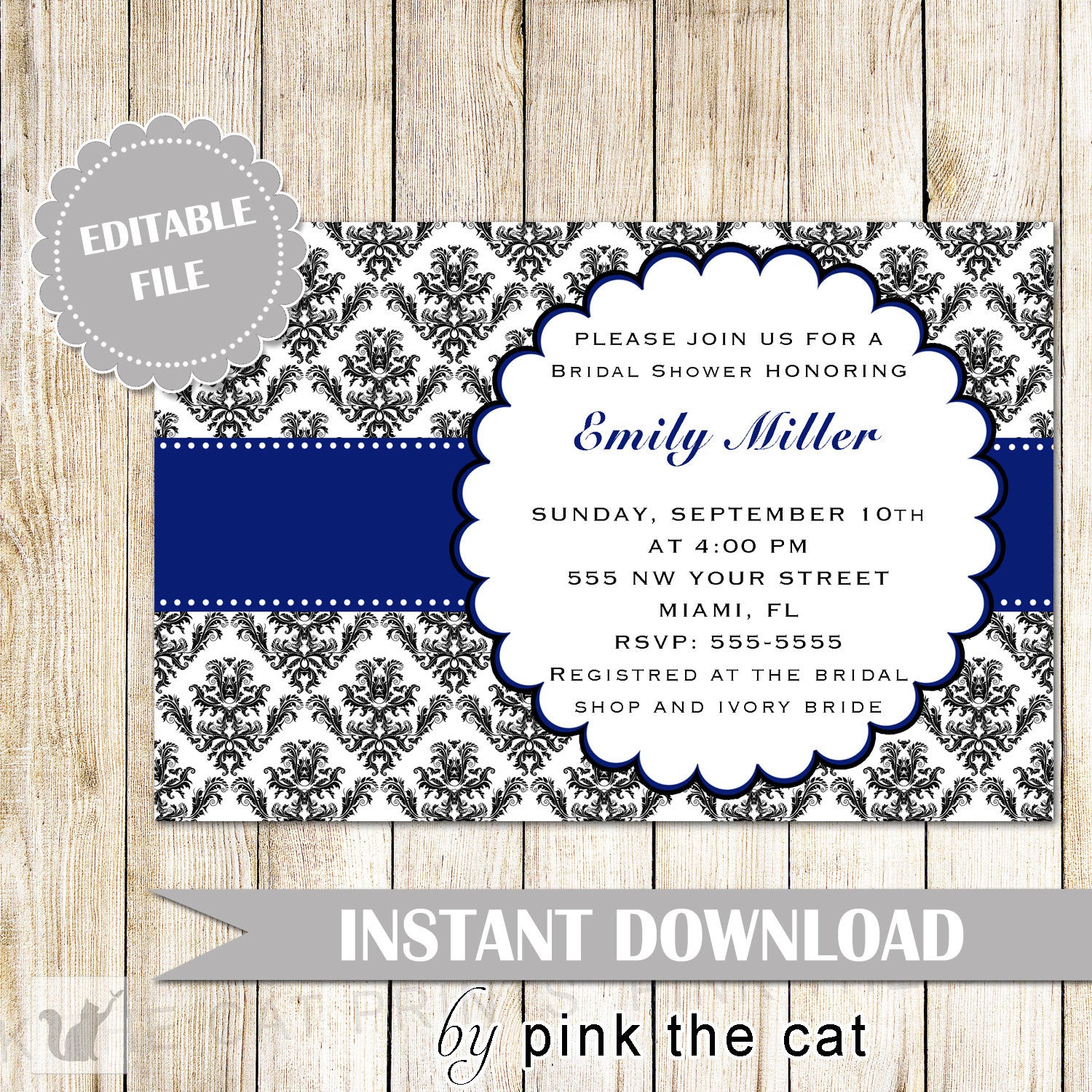bridal shower invitation