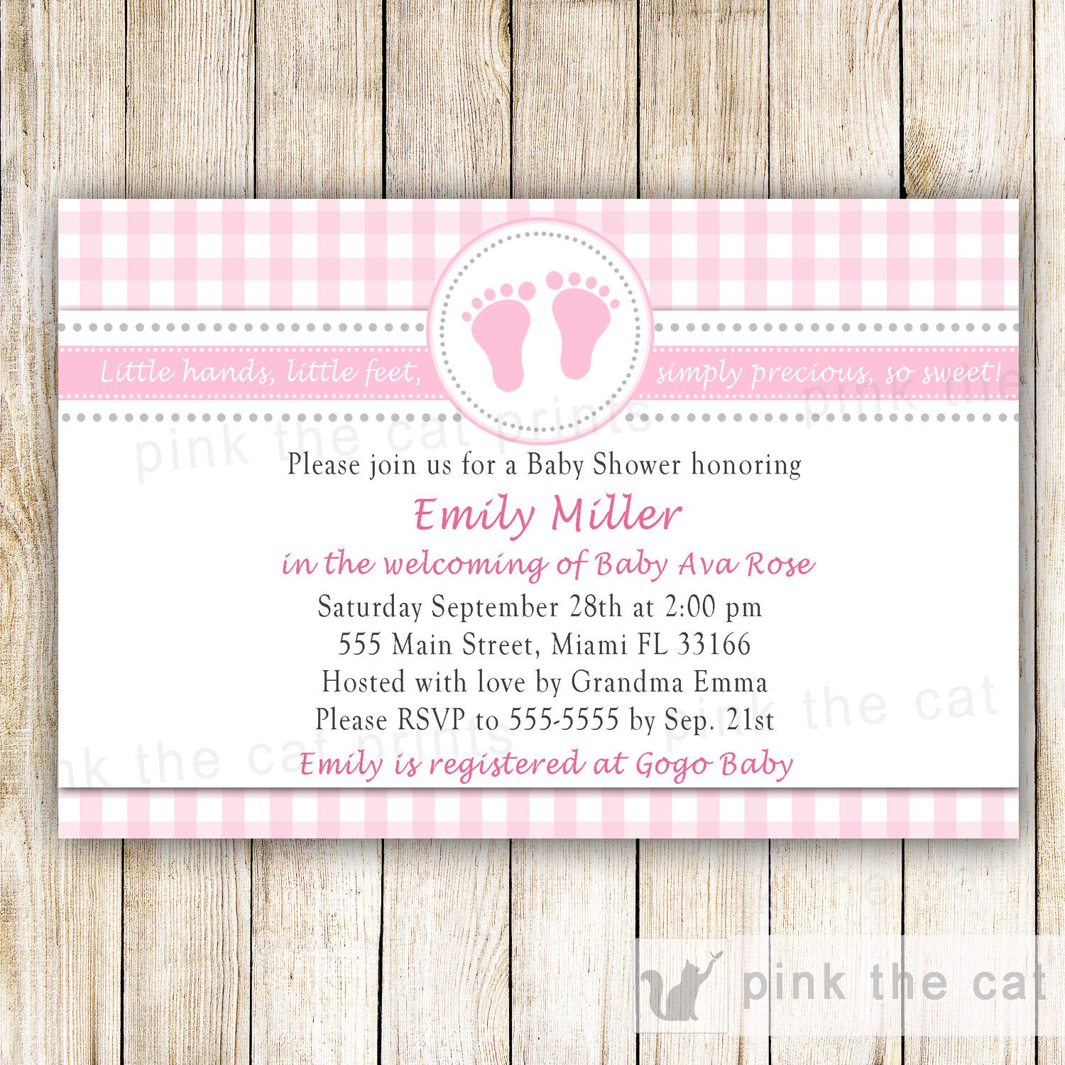 baby shower invitation