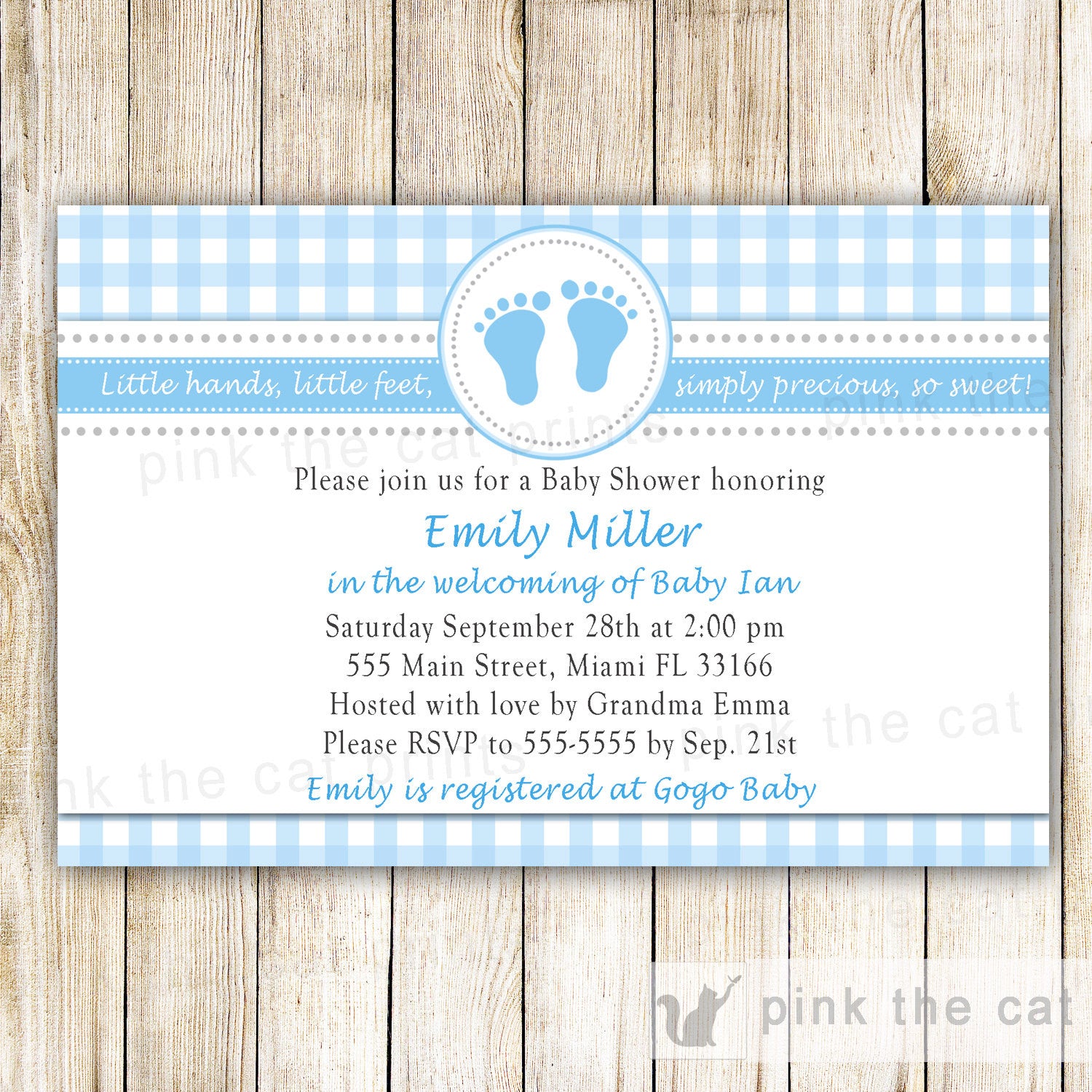 baby shower invitation
