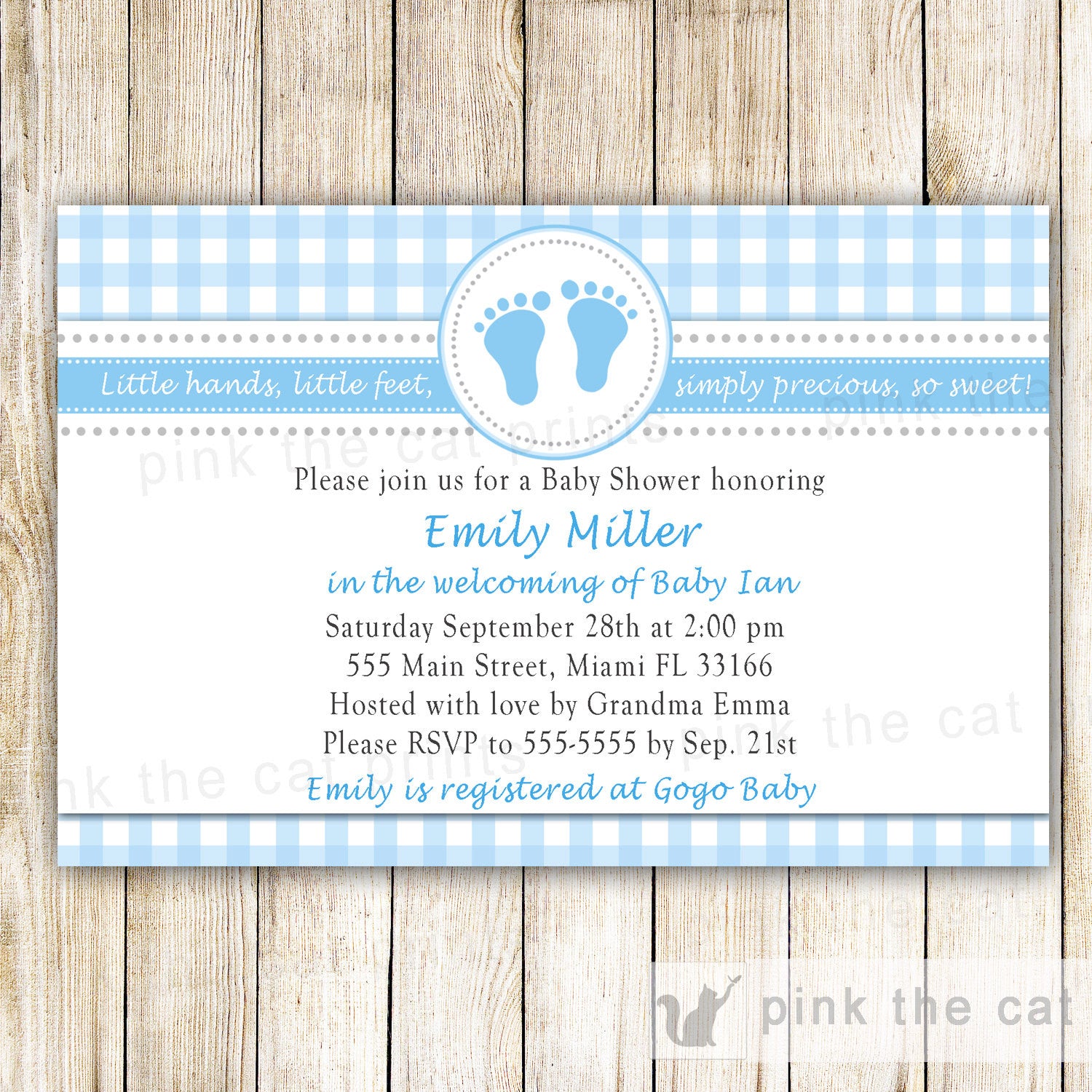 baby shower invitation