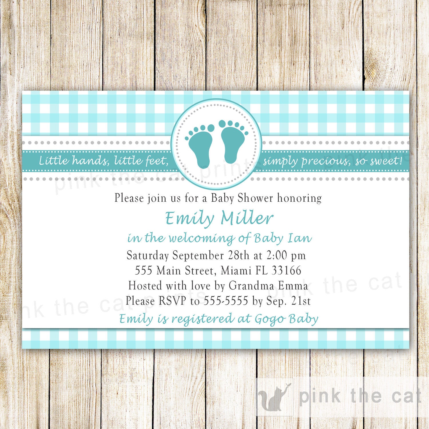 baby shower invitation