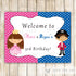 welcome sign