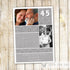 silver wedding anniversary invitation