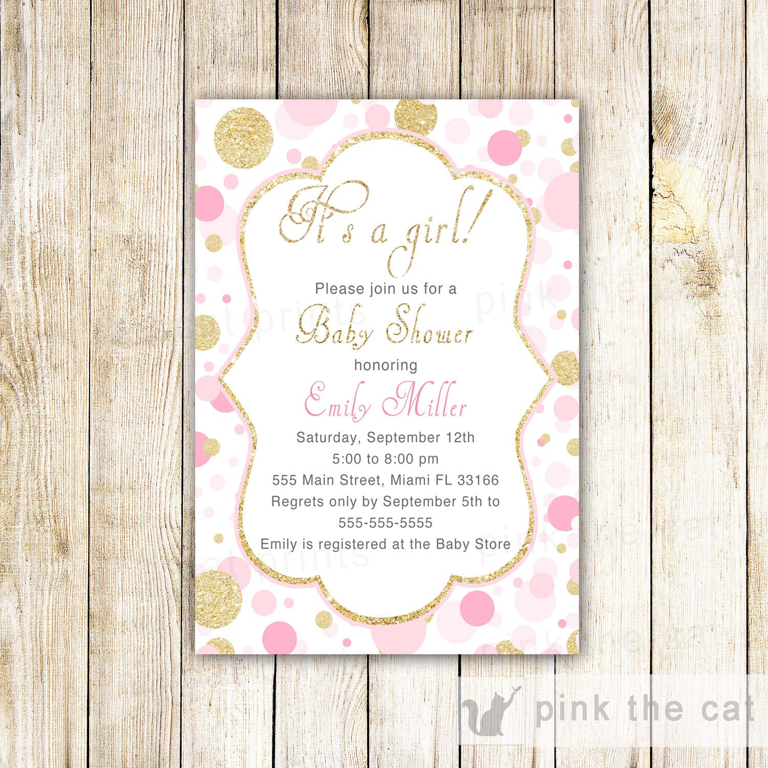 baby shower invitation