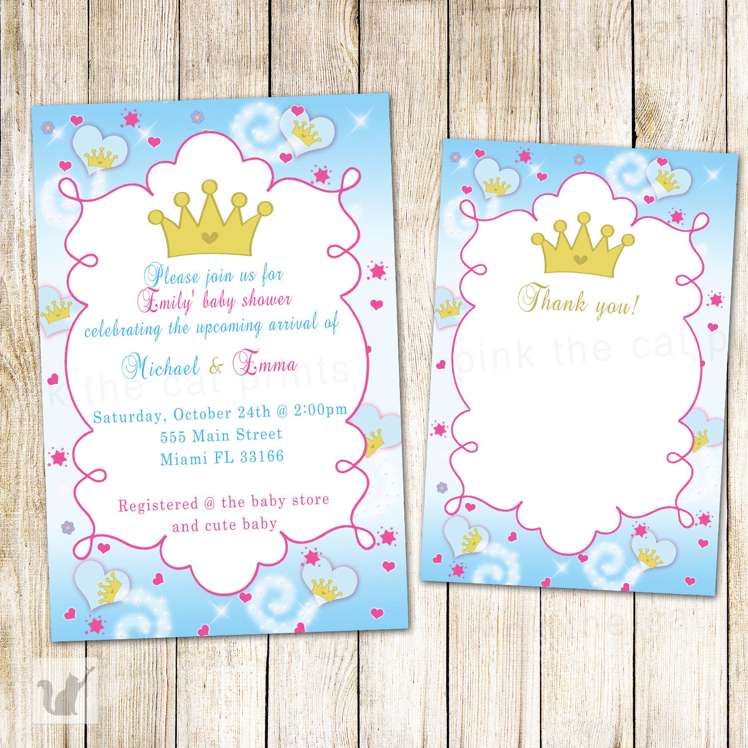 Princess Swan Scratch Off Game Cards - 30 Pack For Baby Showers & Birthdays