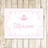 welcome sign