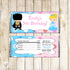 Superhero Princess Candy Bar Wrapper Kids Birthday Printable