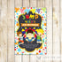 bouncing castle kids birthday invitation