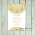 Gold mandala wedding invitations (set of 100)