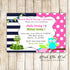 30 Invitations Reptile Snake Owl Kids Birthday Party