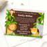 Jungle invitation shower by mail pink
