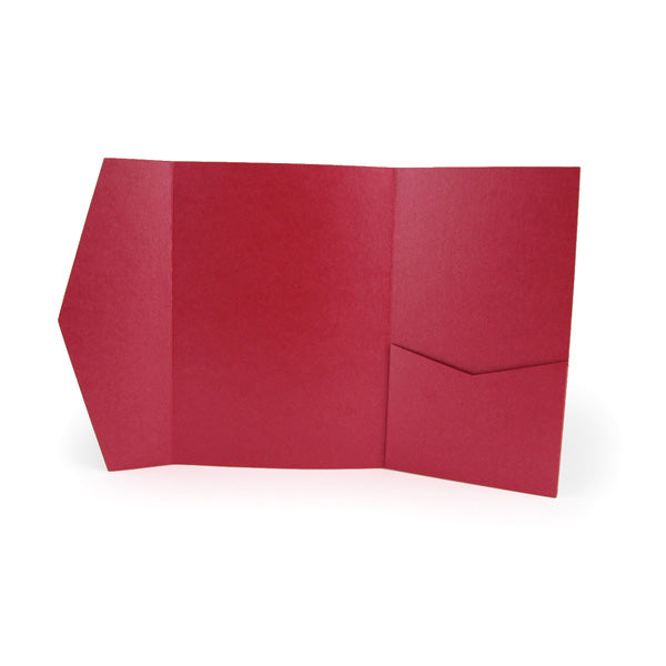 A7 Pocket envelope morning red metallic