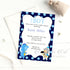 30 Knight dragon invitations navy blue boy birthday baby shower