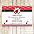 printable ladybug invitation glitter