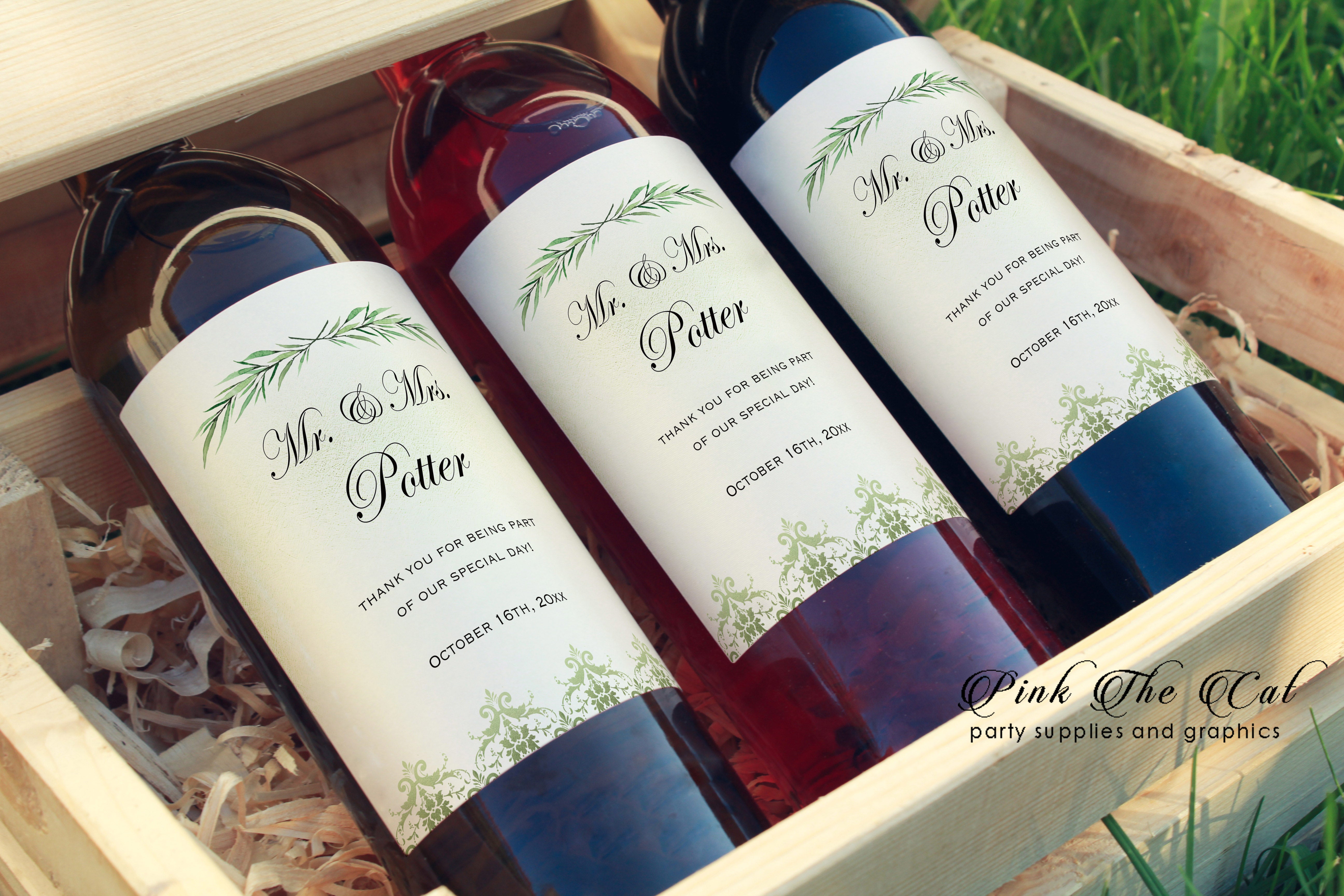 Personalized Wine Bottle Labels