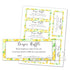 Little lemon watercolor invitation