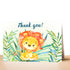30 thank you cards lion cub baby shower birthday