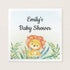 50 napkins lion cub baby shower birthday watercolor