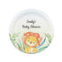 8 Lion cub watercolor party paper plates