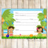 30 hawaiian luau kids birthday party invitations fill in