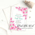 30 Floral pink magnolias invitations bridal wedding shower 
