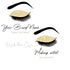 Premade eyelash makeup beauty logo design