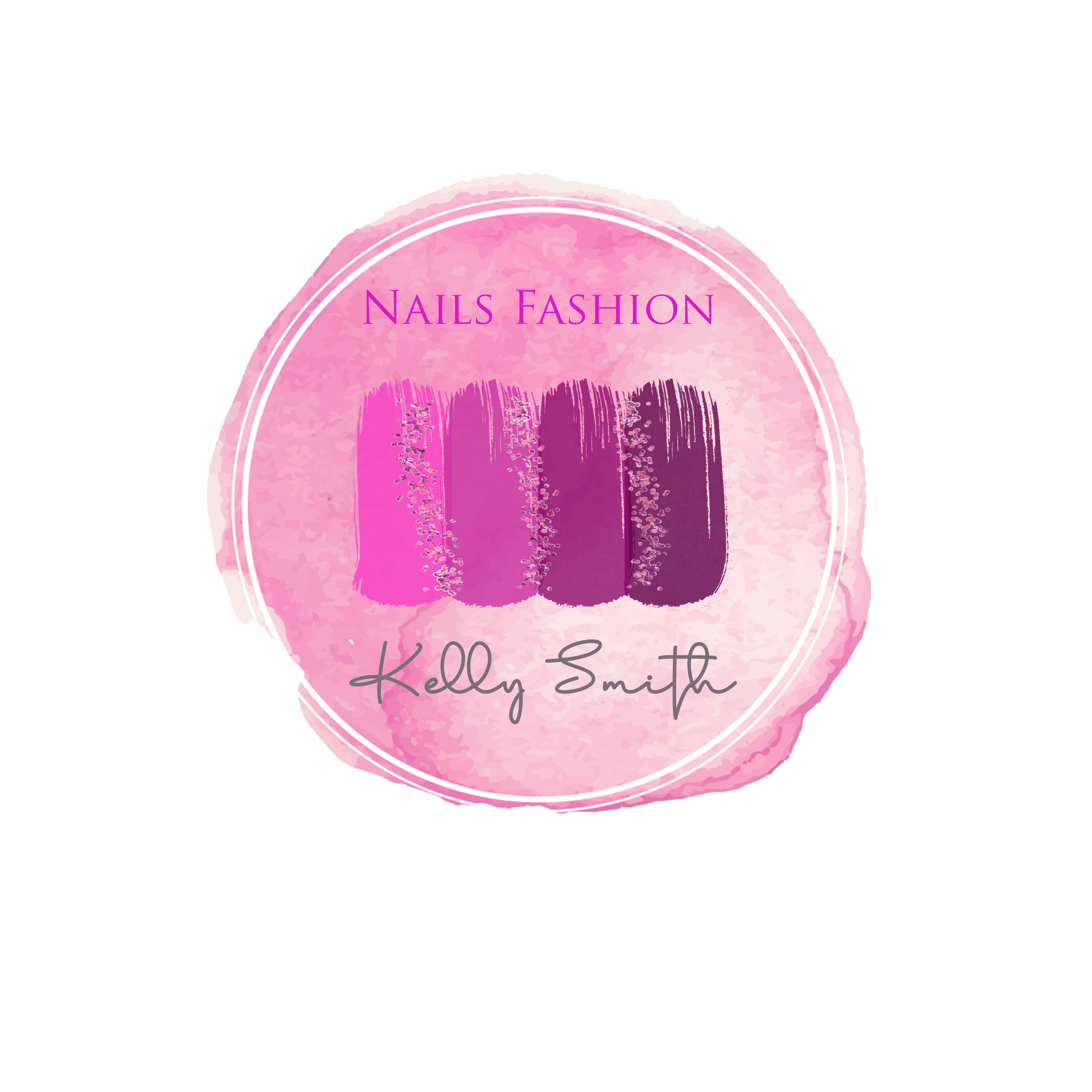 Premade logo design nail shop artist