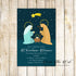 Christmas holiday party invitation nativity printable