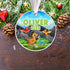 Dinosaur Christmas ornament for kids
