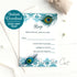 Nikah walima ceremony invitations peacock