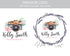 Premade photography vintage floral logo design