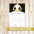 Gold Black Bridal Shower Advice Cards