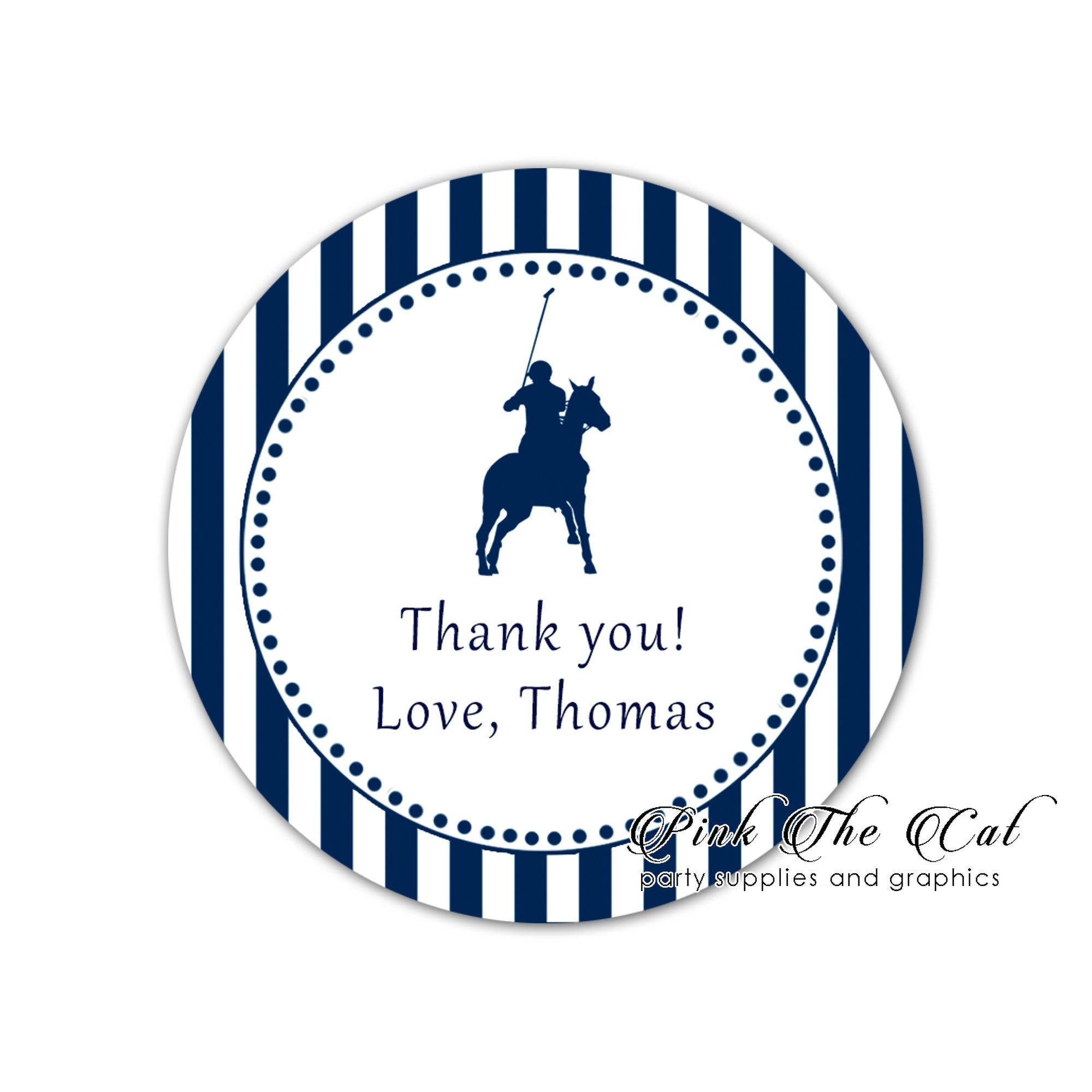 70 Polo navy blue stickers labels printable birthday baby shower