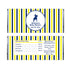Polo candy bar wrapper yellow blue printable
