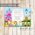 Prince Princess Kids Birthday Invitation Printable