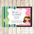 Prince Princess Frog Invitation Girl Boy Kids Birthday Party