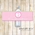 Princess Bottle Label Pink Monogram Birthday Baby Shower Printable