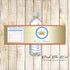 30 Bottle Labels Prince Baby Shower Gold Blue Red