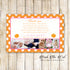 Thank you notes birthday photo cards fall pumpkin printable