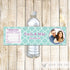 Turquoise Lavender Bottle Label With Photo