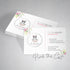 Premade raccoon business card