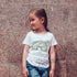 Boho rainbow t-shirt gold