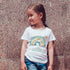 Boho rainbow t-shirt gold