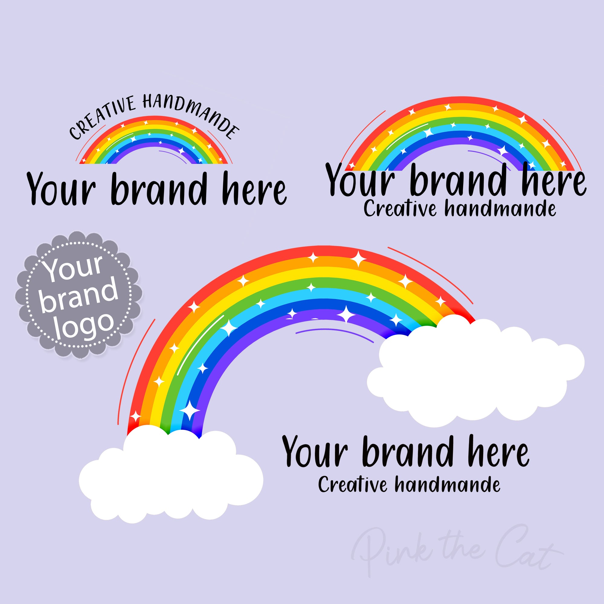 Premade rainbow logo design