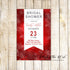 30 invitations bridal shower christmas holiday modern