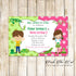 30 Cards Reptile Snakes Kids Birthday Invitation