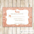 Rose Gold Glitter Wedding Invitations & RSVP Cards