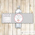 Roses Bottle Label Birthday Baby Bridal Shower
