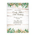 Rustic invitations wood birthday (set of 30)