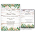 100 Rustic Vintage Invitations & RSVP Cards Wood With Envelopes
